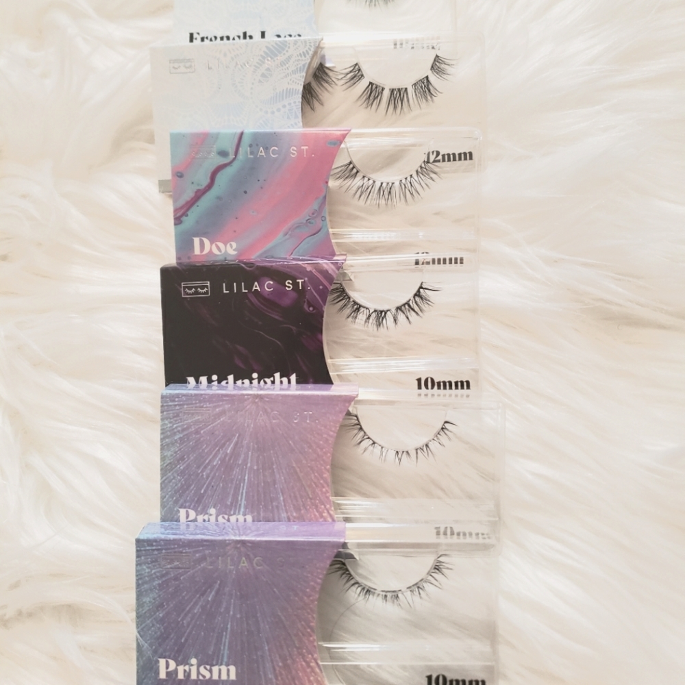 A bundle of 6 Lilac St. Eye lashes NWT